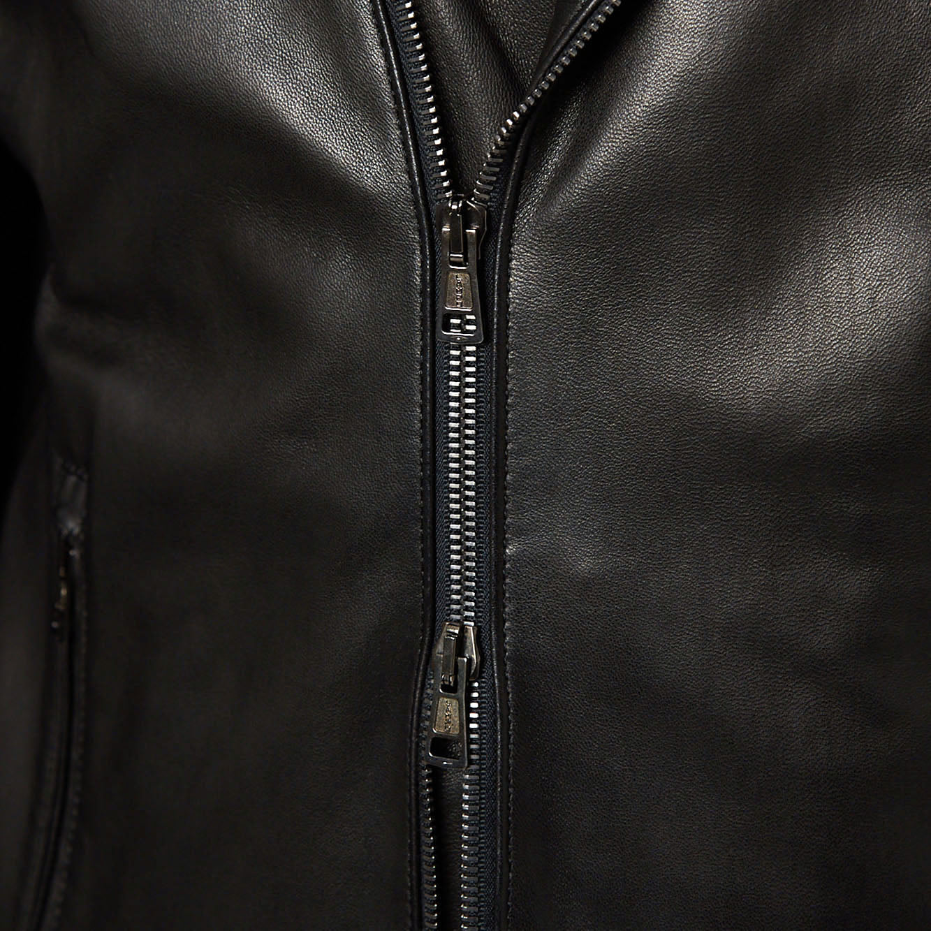 Double-Breasted Motorcycle Jacket