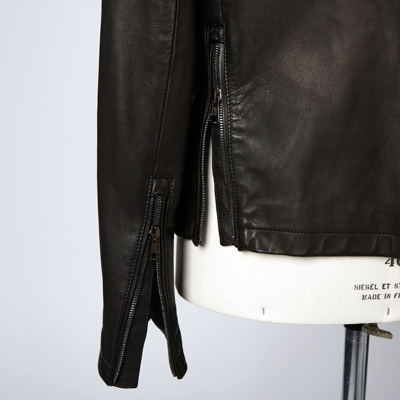 Double-Breasted Motorcycle Jacket