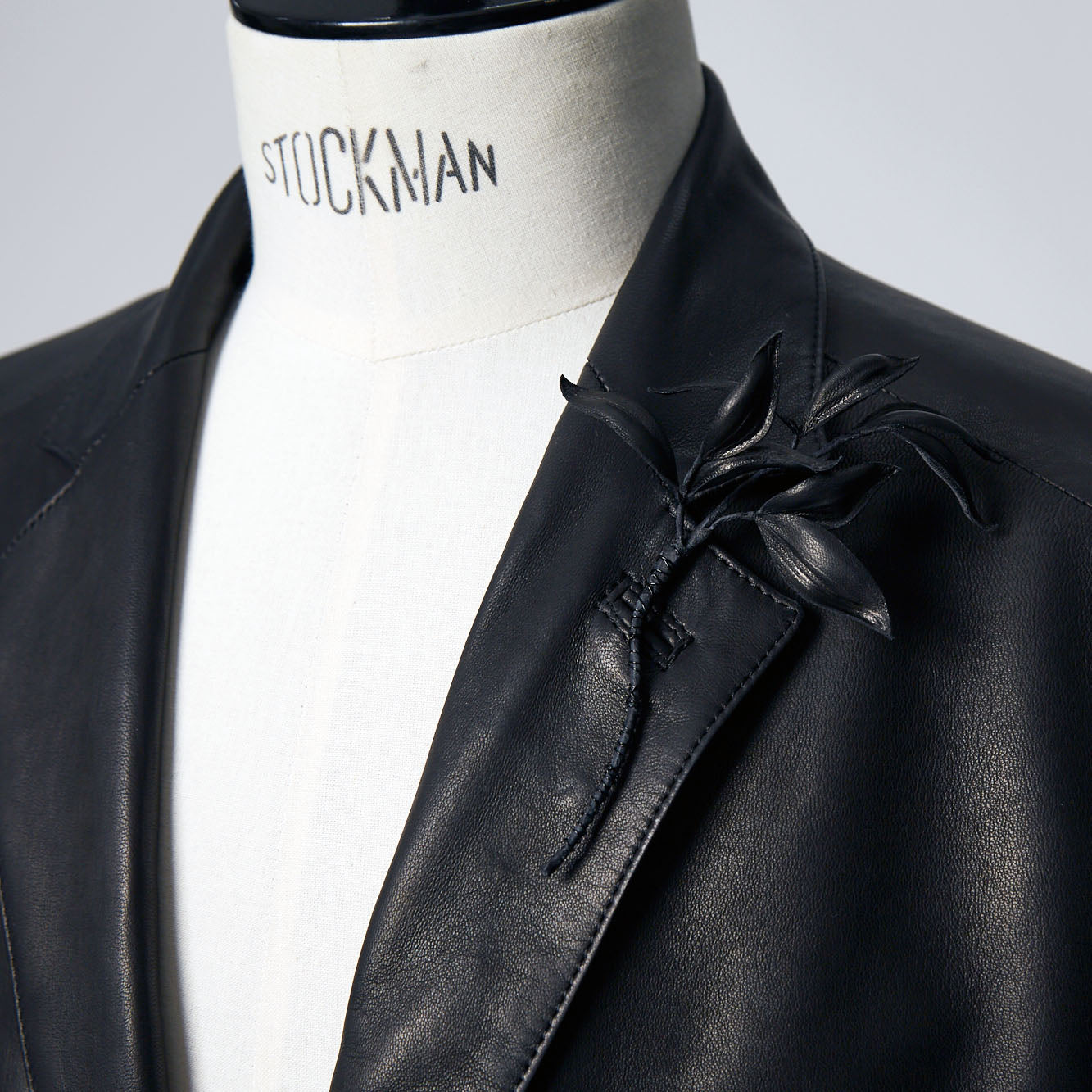 Notched Lapel Jacket with Lapel Pin